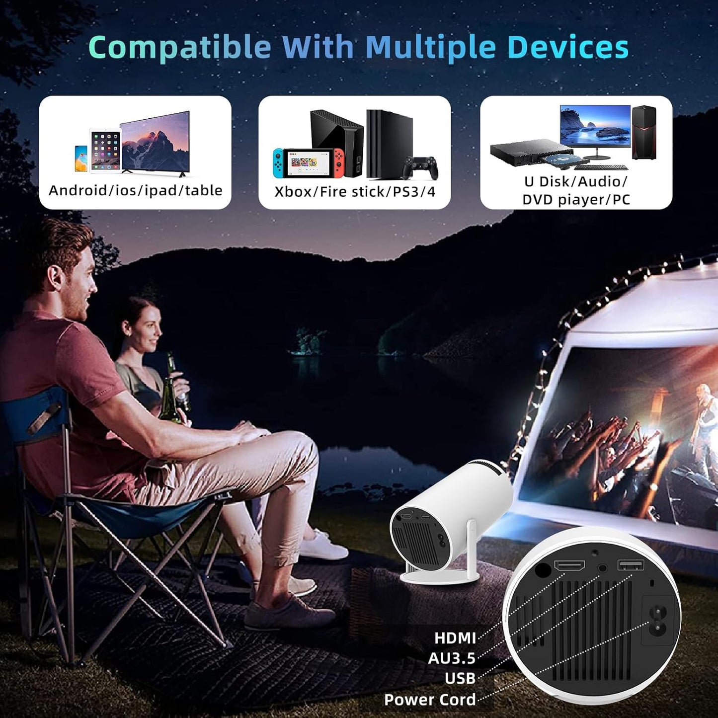 PROYECTOR INTELIGENTE HY300 PRO