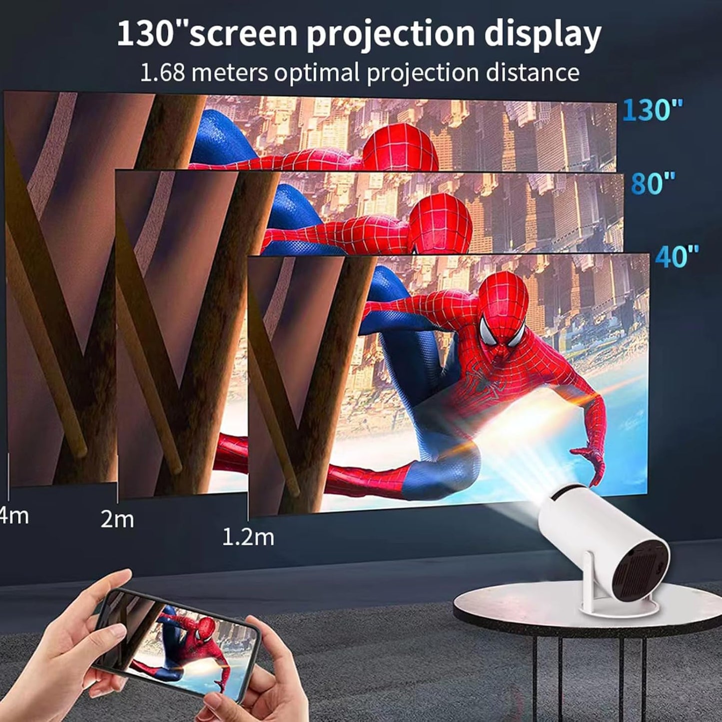 PROYECTOR INTELIGENTE HY300 PRO